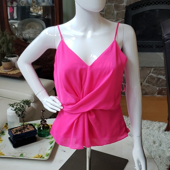 Naked Zebra Tops - NWT Naked Zebra Cabo camisole hot pink small
